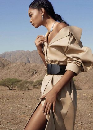 Chanel Iman by Louis Christopher Photoshoot for Emirates Woman (January 2017)
