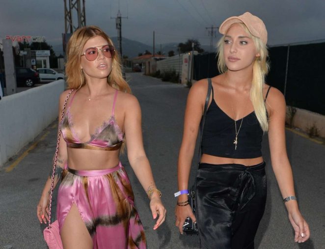 Chanel West Coast and Lana Scolaro - Out in Ibiza