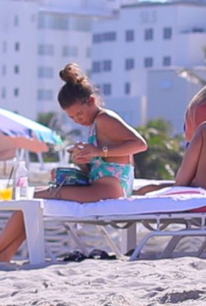 Chanel West Coast - In a bikini in Miami