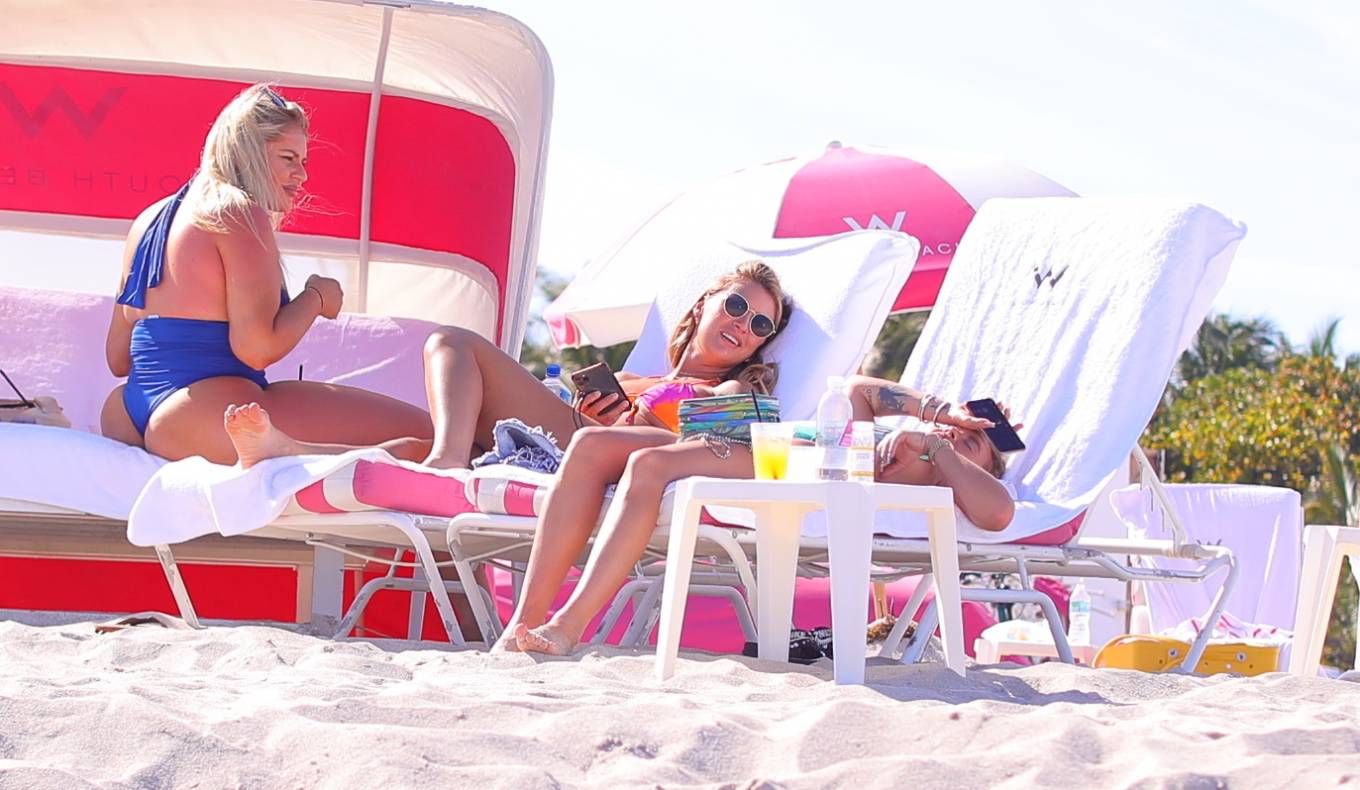Chanel West Coast - In a bikini in Miami.