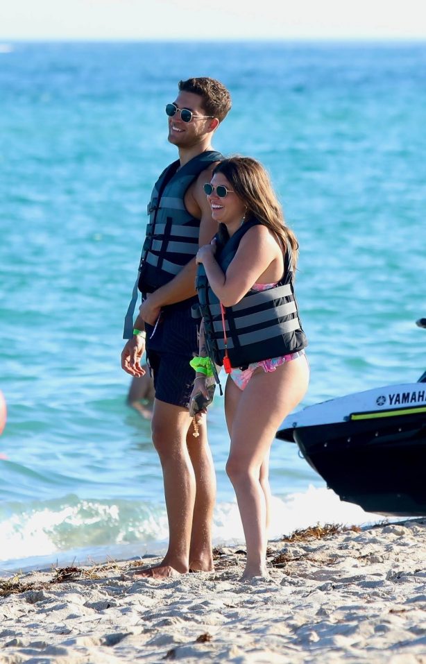Chanel West Coast - With boyfriend Dom Fenison seen in Miami Beach