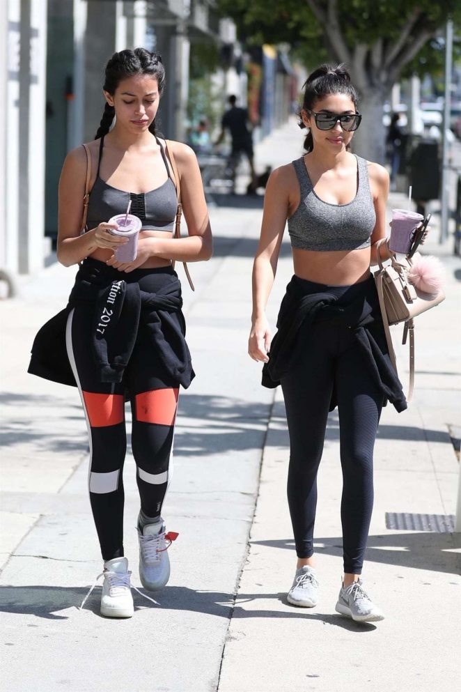 Chantel Jeffries and Cindy Kimberly - Hitting the gym in West Hollywood