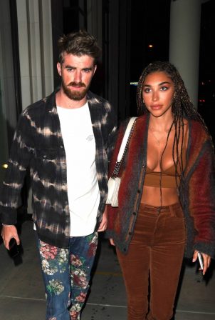 Chantel Jeffries at Catch restaurant in West Hollywood