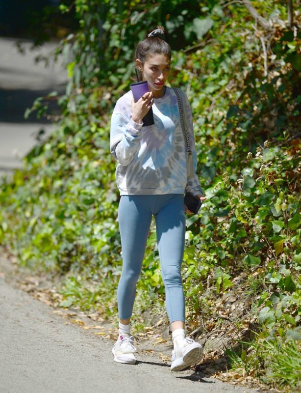 Chantel Jeffries - In yoga pants seen after gym in Los Angeles