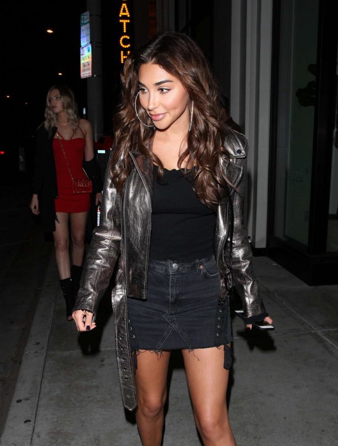 Chantel Jeffries Leaves Catch Restaurant in West Hollywood