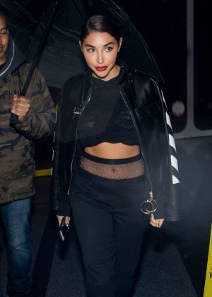 Chantel Jeffries Leaves The Strand Hotel in New York City