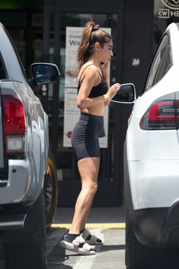 Chantel Jeffries - Seen after workout in West Hollywood