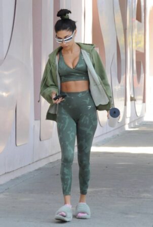 Chantel Jeffries - Seen in leggings after her workout in Los Angeles