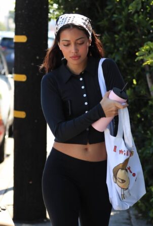 Chantel Jeffries - With Cindy Kimberly seen at Carrie's Pilates in West Hollywood