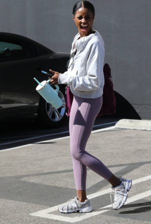 Charity Lawson - Seen at the DWTS studio in Los Angeles