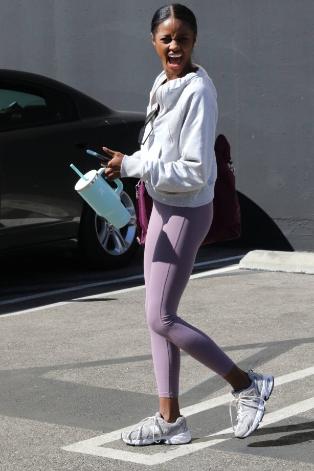 Charity Lawson - Seen at the DWTS studio in Los Angeles