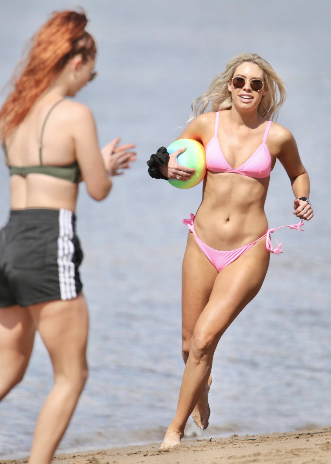 Charley Bond Wears A Pink Bikini On The Beach At Gold Coast 06 Gotceleb