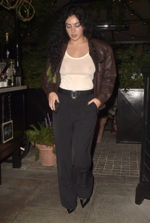 Charli XCX - Leaves the Chiltern Firehouse in London