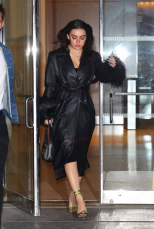 Charli XCX - Leaving a radio station interview in New York