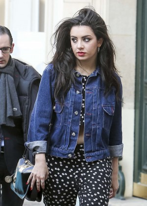 Charli XCX - Out and about in Paris