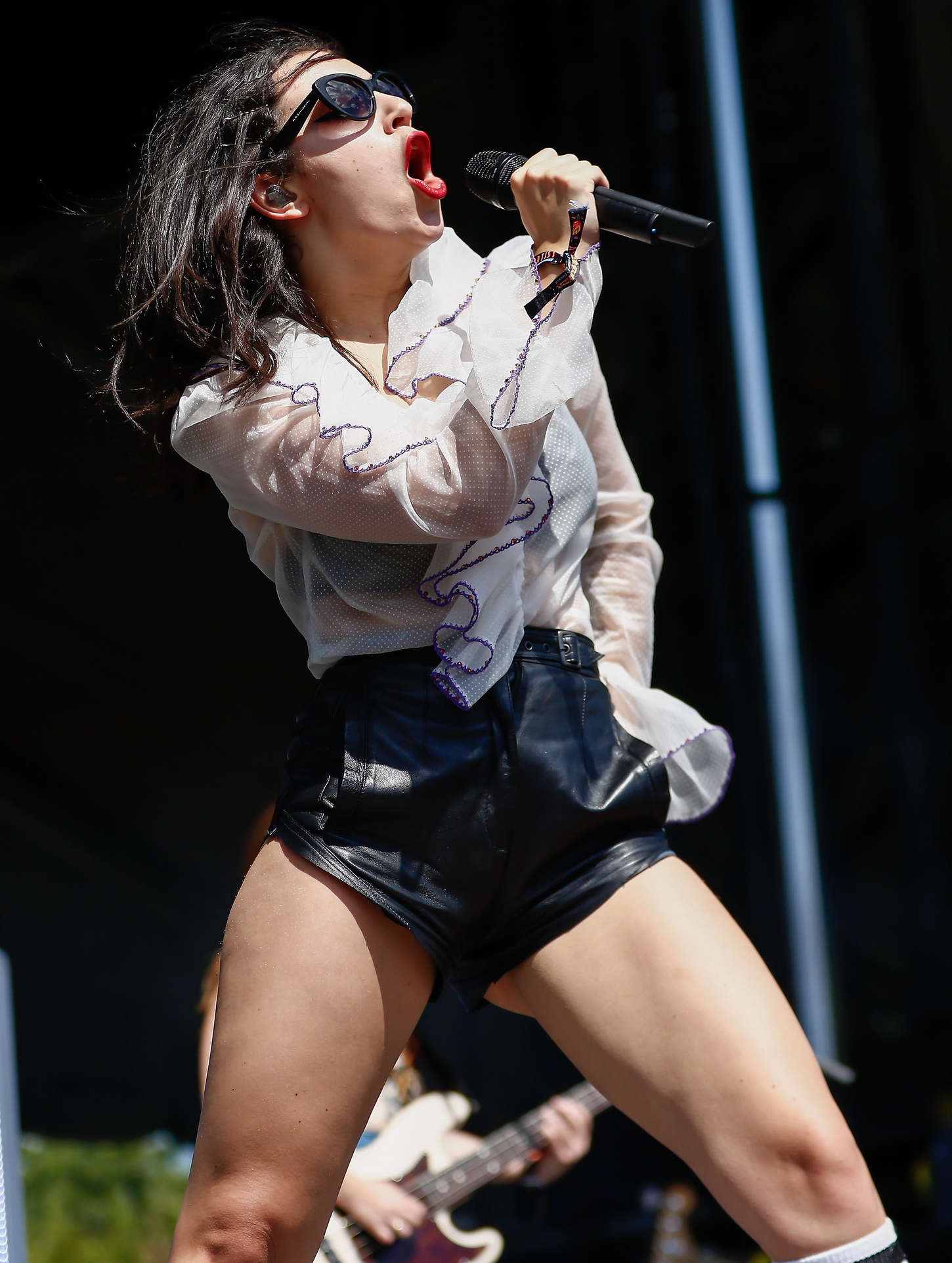 Charli XCX - Performance at 2015 Lollapalooza in Chicago. 
