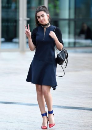Charlie XCX - Arrives at BBC Breakfast in Manchester