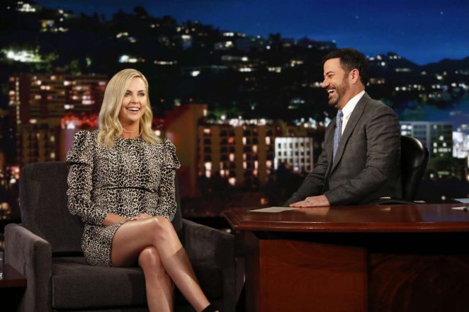 Charlize Theron at Jimmy Kimmel Live! in Los Angeles