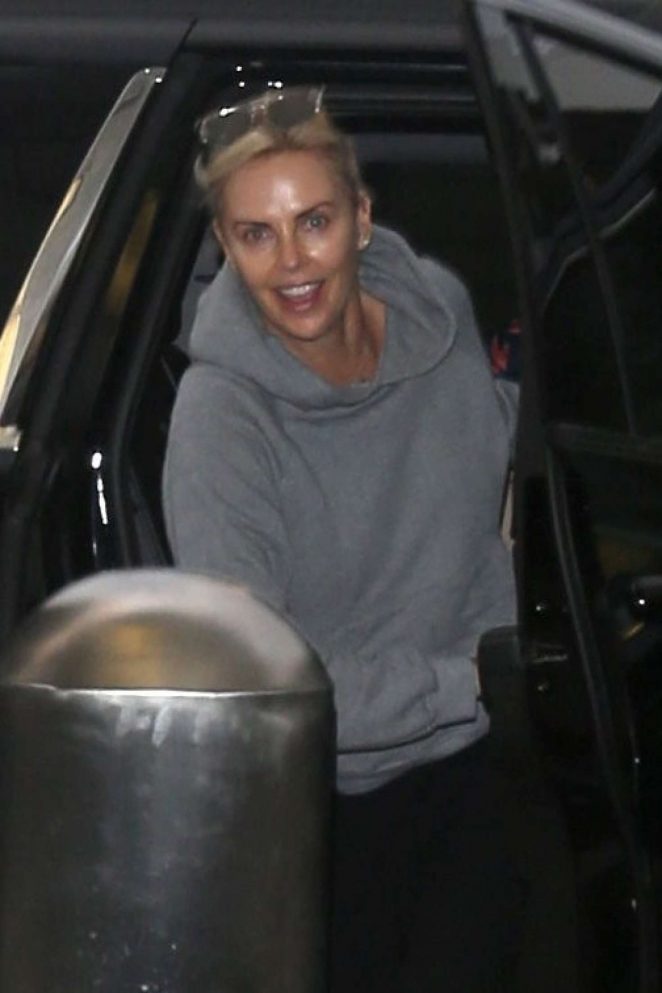 Charlize Theron at LAX airport in Los Angeles