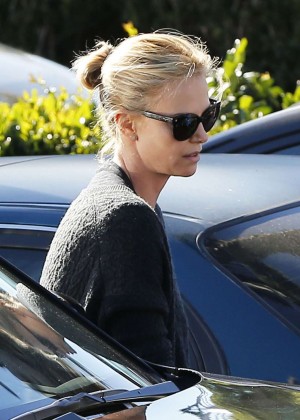 Charlize Theron Shopping at Whole Foods in West Hollywood