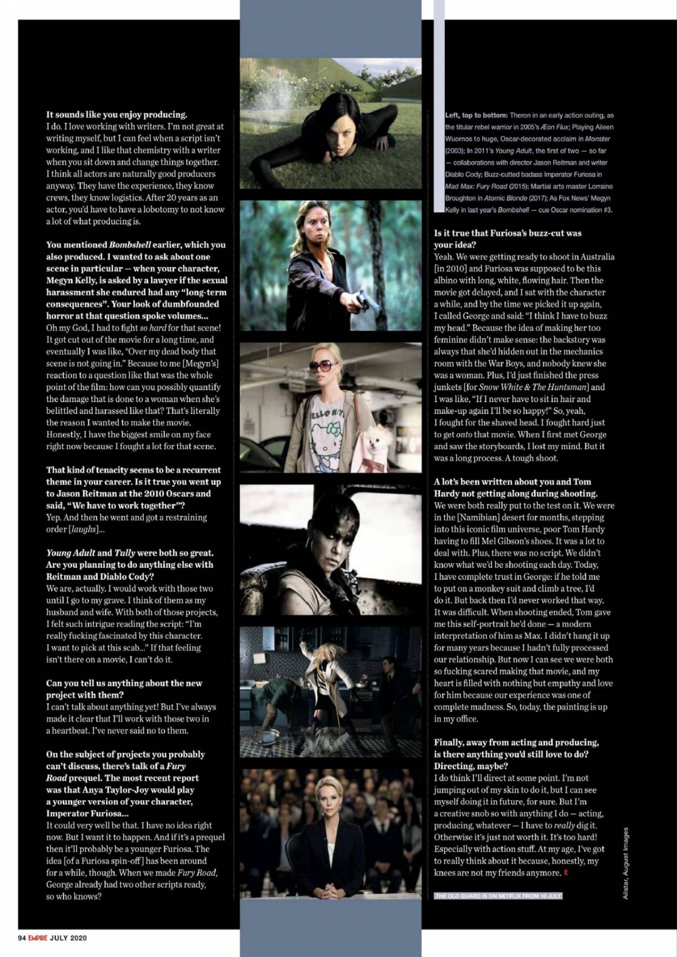 Charlize Theron 2020 : Charlize Theron – Empire UK Magazine 2020-03
