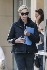 Charlize Theron - Heads to a meditation class in Beverly Hills