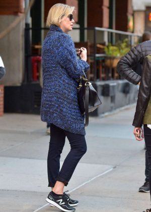 Charlize Theron in downtown Manhattan