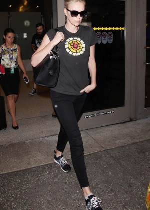 Charlize Theron - LAX airport in LA