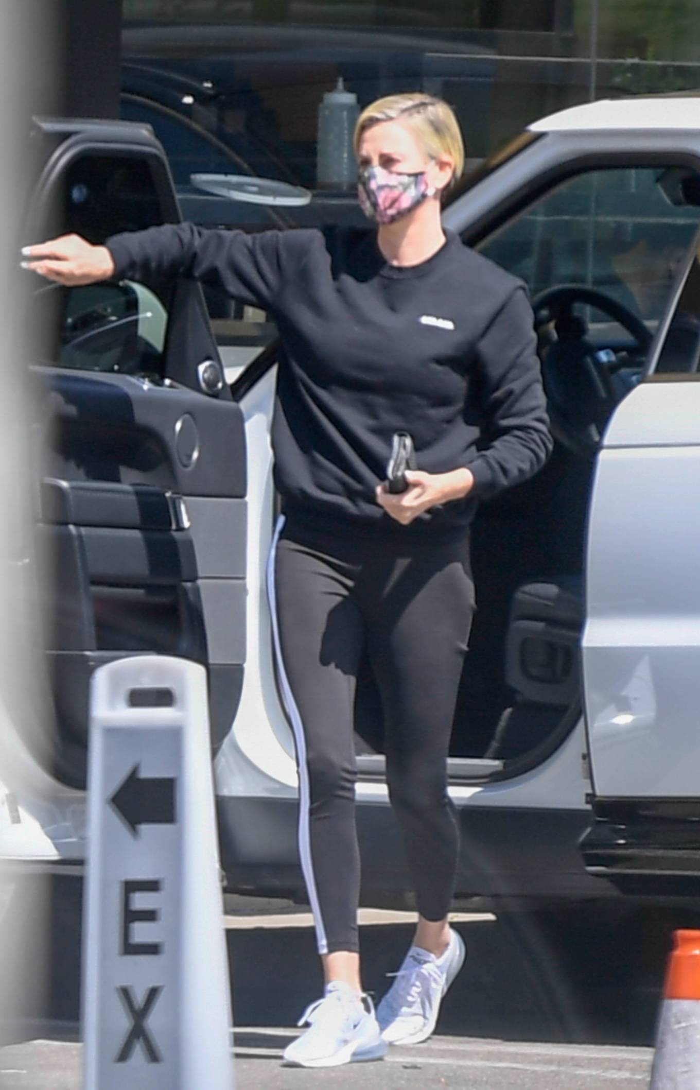 Charlize Theron – Leaving a hospital in Los Angeles