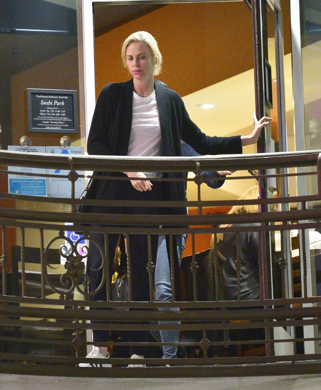 Charlize Theron - Night out in LA