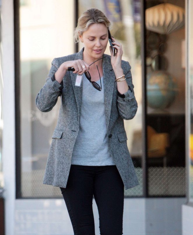 Charlize Theron out and about in Beverly Hills