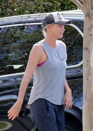 Charlize Theron Out and about in Los Angeles