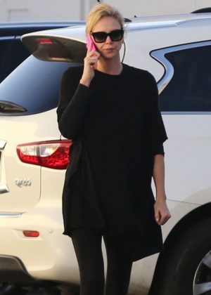 Charlize Theron - Out and about in Van Nuys