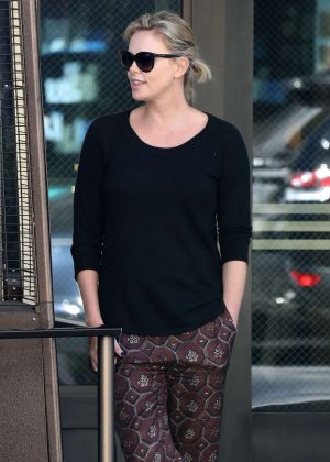 Charlize Theron out in Beverly Hills