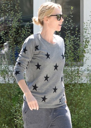 Charlize Theron out in LA