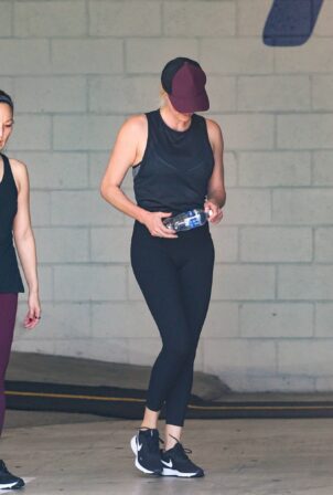 Charlize Theron - Seen after gym session in Los Angeles