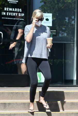 Charlize Theron - Seen at local Starbucks in West Hollywood