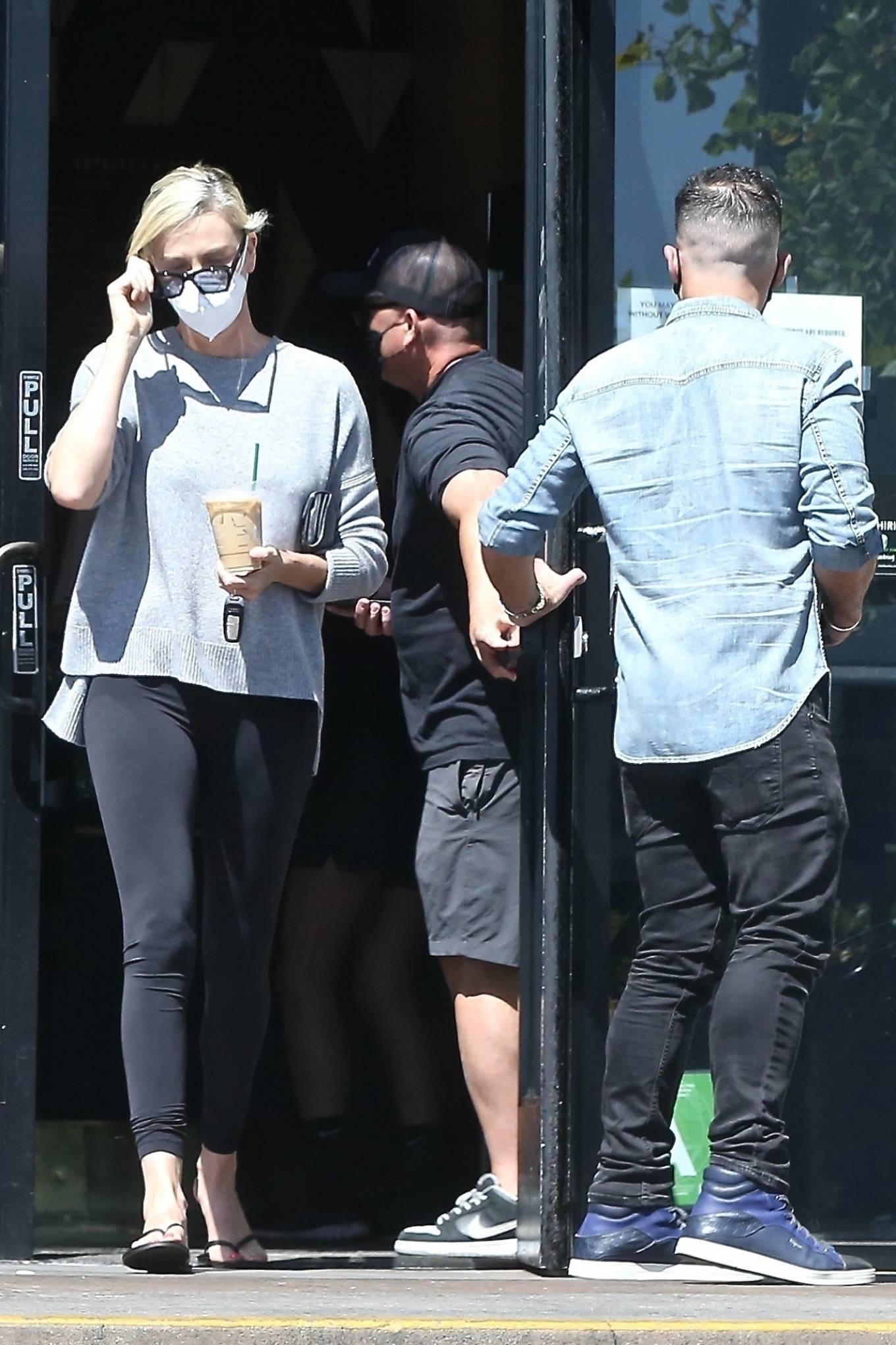 Charlize Theron 2021 : Charlize Theron – Seen at local Starbucks in West Hollywood-07