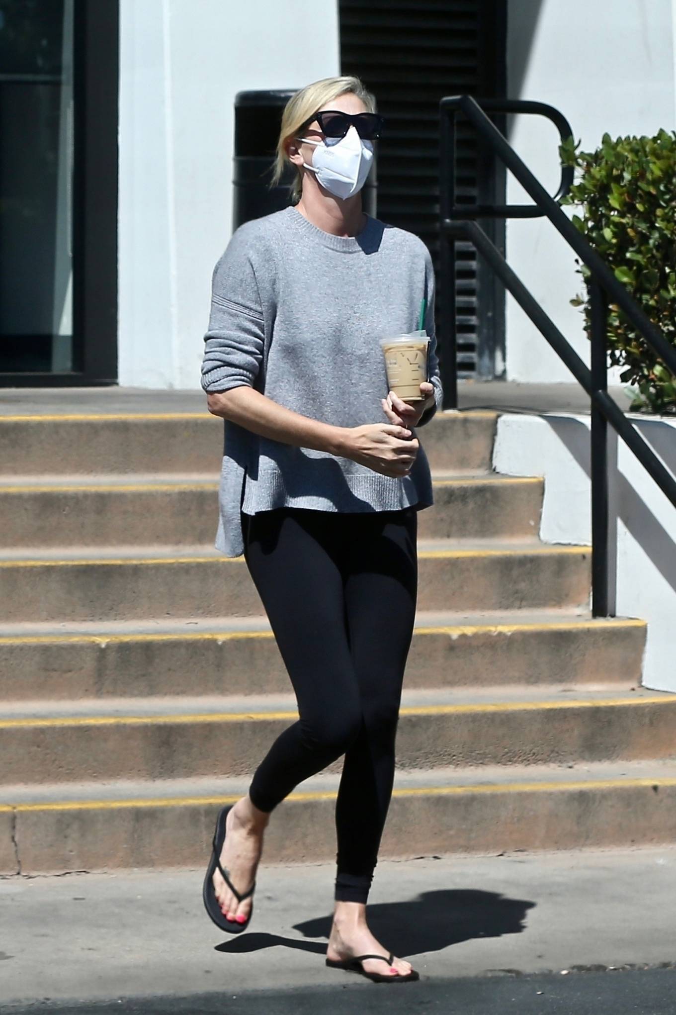 Charlize Theron 2021 : Charlize Theron – Seen at local Starbucks in West Hollywood-12