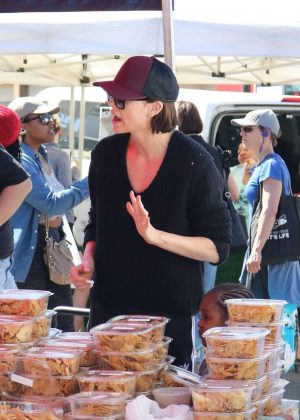 Charlize Theron - Shopping at the Farmer's Market in Studio City