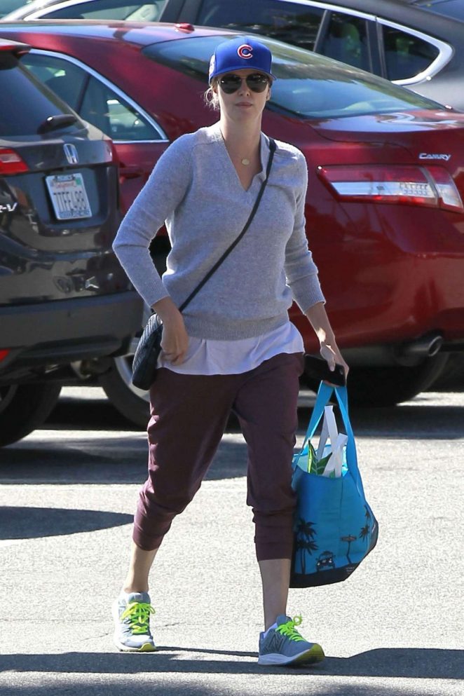 Charlize Theron Shopping at Whole Foods in West Hollywood