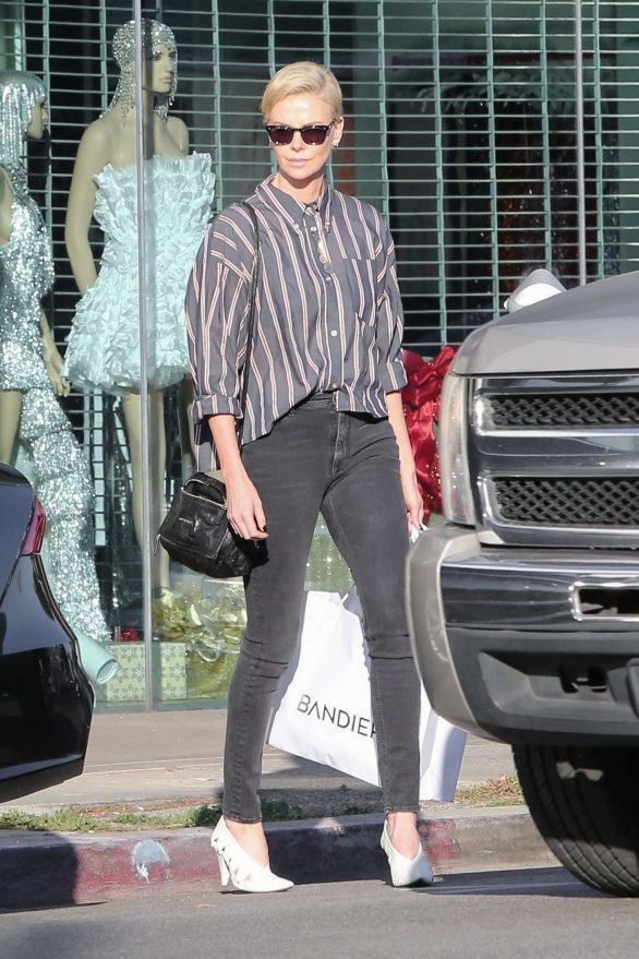 Charlize Theron - Shopping in Hollywood