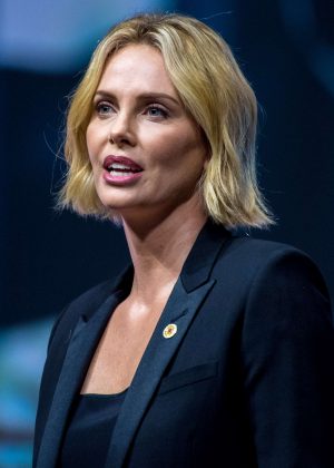 Charlize Theron - Speaking at AIDS conference 2018 in Amsterdam