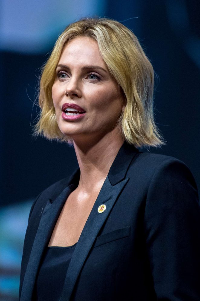 Charlize Theron - Speaking at AIDS conference 2018 in Amsterdam