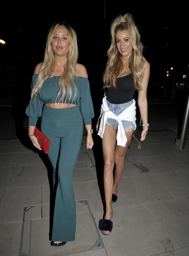Charlotte Crosby and Olivia Attwood - Night Out in Manchester