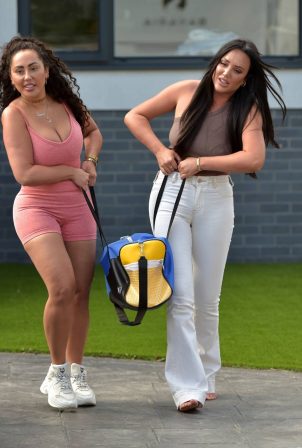 Charlotte Crosby and Sophie Kasaei - Out in Ibiza