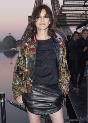 Charlotte Gainsbourg - Saint Laurent Fashion Show in Paris