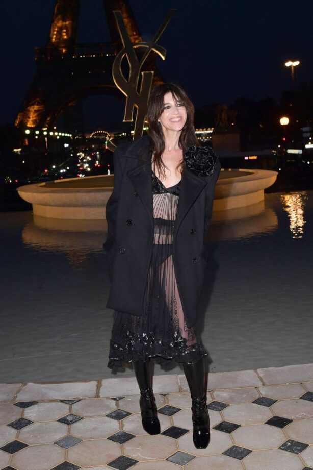 Charlotte Gainsbourg - Saint Laurent Womenswear SS 2023 show in Paris
