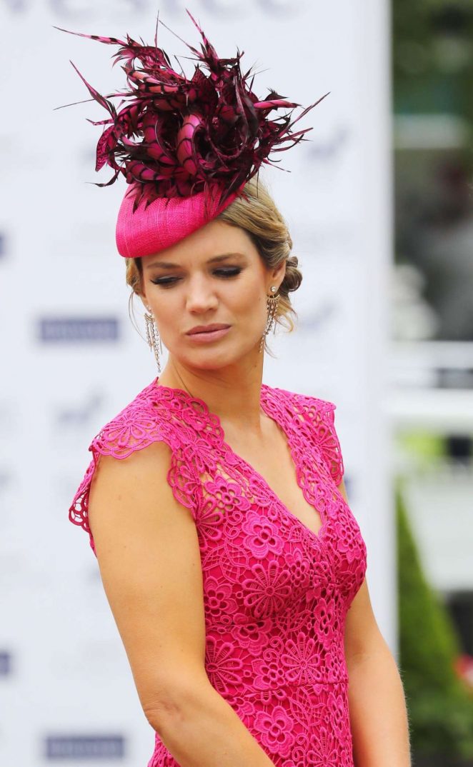 Charlotte Hawkins - Investec Derby Festival Ladies Day At Epsom Racecourse