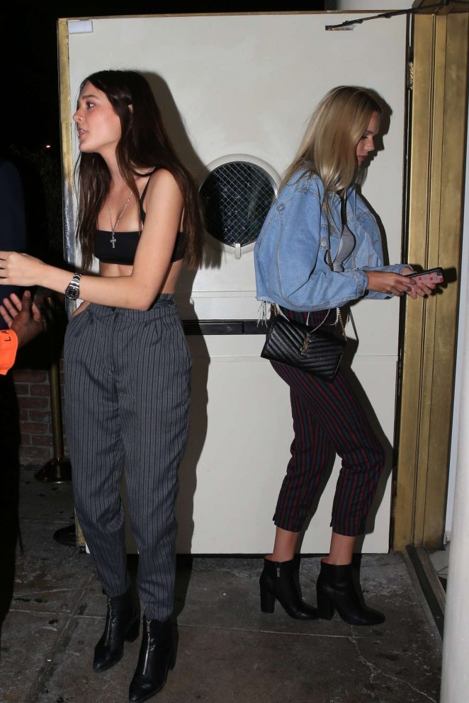 Charlotte Lawrence at Delilah in West Hollywood